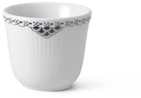 Royal Copenhagen Svart Riflet Blonde termomugg 26 cl